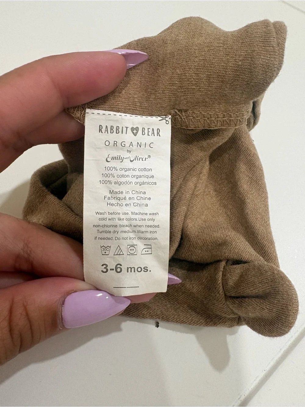 Cozy Brown Bear-Ear Knit Hat for Kids